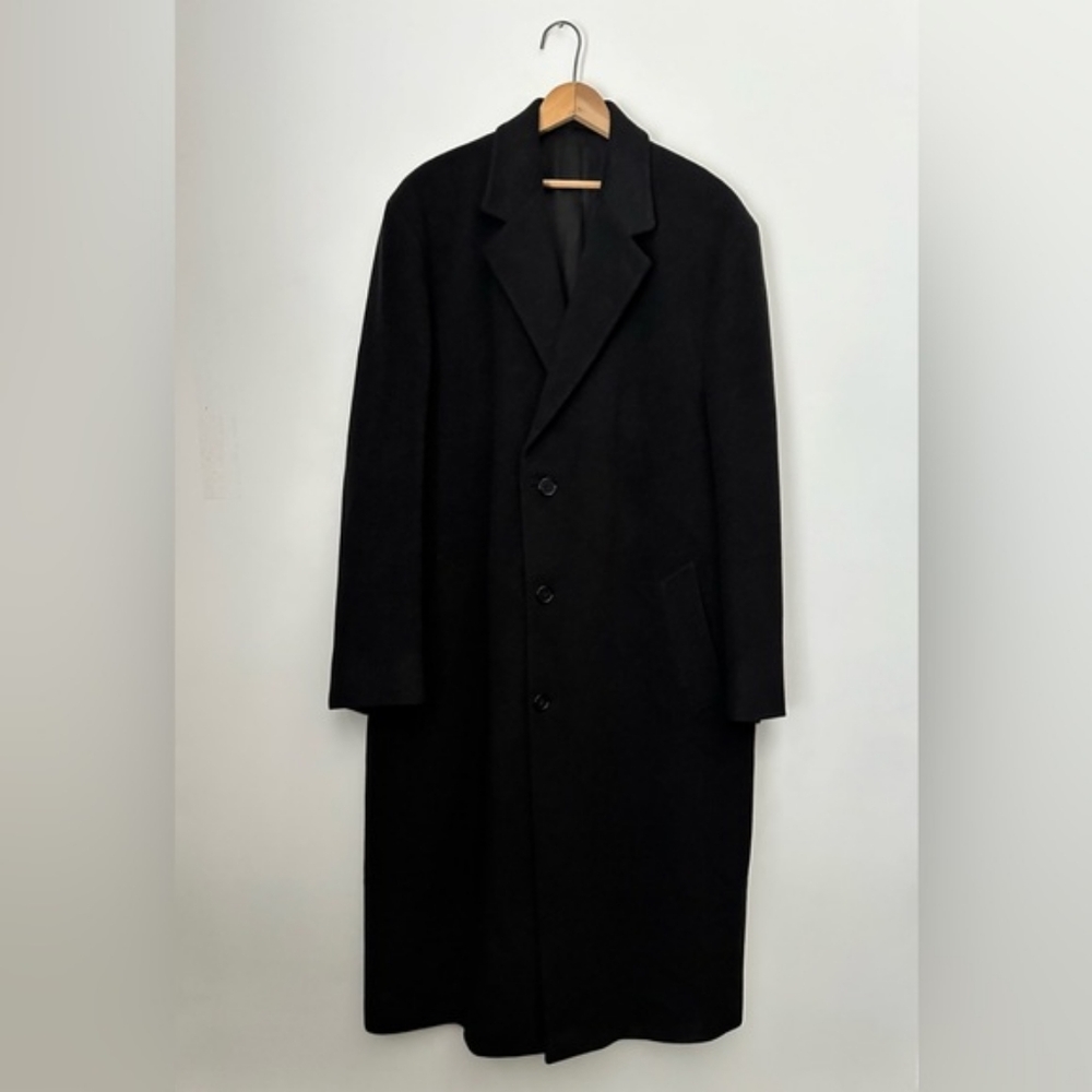 NORDSTROM Jacob Siegel Lambswool &amp; Cashmere Long Winter Coat Men’s Size 44/X